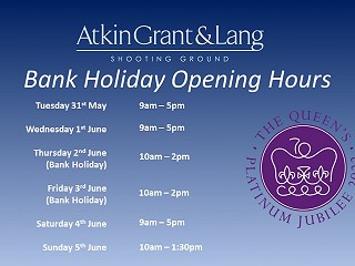 Jubilee Bank Holiday Opening Hours