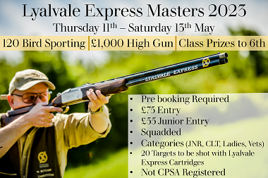 The Lyalvale Express Masters 2023 (3 Days)