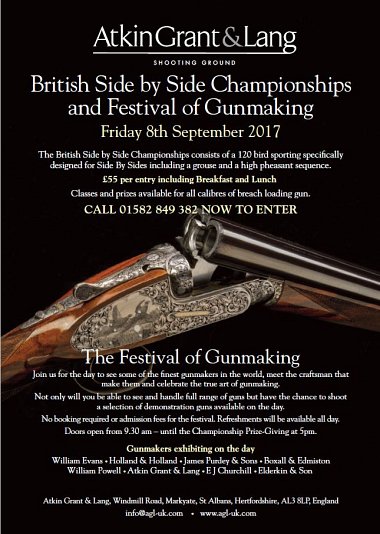 British Side by Side Championships and Festival of Gunmaking